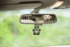 One Fur All Pet House & Car Freshener - Bamboo Watermint/Med Sea Pack of 4 - Non-Toxic, Pet-Friendly Odor Eliminator For Small Spaces & Car - Hanging Air Freshener