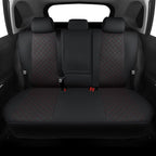 GIANT PANDA Customized Full Set Car Seat Covers Fit for Toyota Rav4 2019 2020 2021 2022 2023 2024 2025 Rav 4 XLE,LE, XLE Premium,Limited(Non-Hybrid & Adventure,TRD-Off),Front & Rear/Back (Black+Red)