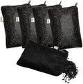 5 lbs Coconut Shell Granular Activated Charcoal Carbon in 5 Mesh Media Bags for Aquarium Fish Pond Tank Canister Filter GAC-5P