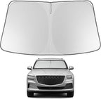 Proadsy Windshield Sun Shade for Nissan Pathfinder 2026 2025 2024 2023 2022 Foldable Front Sunshade Protector Sun Visor Blocks UV Rays Keep Car Cooler