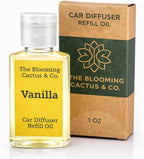 Car Diffuser Oil Refill 1 oz – Essential Oil Car Air Freshener Refill for Hanging Car Diffuser, Long Lasting Fragrance Oil, Phthalate Free, Multiple Scents | Vanilla