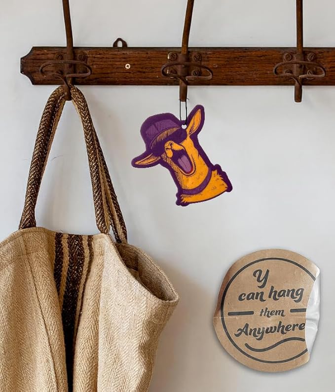 Fresh Fresheners Cute Funny and Aesthetic Car Air Fresheners 4-pack Scented With Premium Oils (Llama)