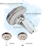 Fresh Car Vent Clip with your photo,Crystal Car Air Freshener Vent Clip,Customized Photo Car Interior Decorations