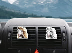 WIRESTER Fresh Scented Car Air Freshener Vent Clip, Decorative Accessories, Interior Decoration for Cars - Birds, Bear, Chicken, Rhino, Hippo, Snake, Horse