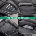 Roof Organizer Bag Storage for Hummer EV Accessories Sunroof Rooftop Panel Waterproof Foldable Heavy Duty Hardtop Cargo Carrier Bag Overhead for Hummer EV SUV Pickup 2022-2025 2026 (Rear Roof-Right)