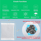 30Pack Activated Bamboo Charcoal Odor Absorber Air Purifying Bag for Home or Cars Odor Eliminator; Car Air Freshener; 10g/Pack Natural Air Freshener for Home,Car,Closet,Basement,Pets