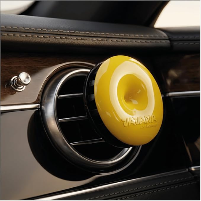 SPIN Essential Oil Car Fragrance – Vent Clip Air Freshener, ENERGETIC BERGAMOT ORANGE, Liquid Free Solid Scent, Long Lasting (2 Pack)