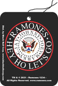 Ramones Eagle Logo Road Rage Air Freshener - Vanilla Scent