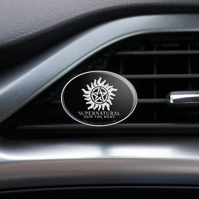 Supernatural Anti Possession Symbol Car Air Freshener Vent Clip