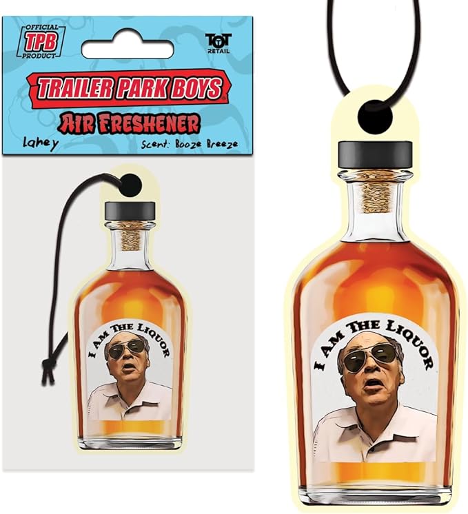 Trailer Park Boys Air Freshener 3-Pack – Randy “FRIG OFF,” Mr. Lahey “I Am the Liquor,” Bubbles “Parts Unknown” – Funny Car Hanging Scents Bundle