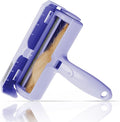 ORDORA Pet Hair Removal Tool: Reusable Lint Roller for Pet Hair - Portable Pet Hair Remover - Dog and Cat Hair Remover for Couch, Bedding, Car, Rugs & Furniture, for Multi-Pet Homes (Purple)