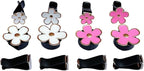 8pcs Cute Five-Petal Flower Car Air Vent Fragrance Clip Daisy Car Air Freshener Air Conditioning Outlet Clip Car Inter Decor (white pink, Ocean)