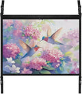 Hummingbird Hydrangea Car Roof Storage Bag Car Storage Bag Organizer Premium Car Seat Organizer Can Hold Mobile Phone, Wallet, Glasses