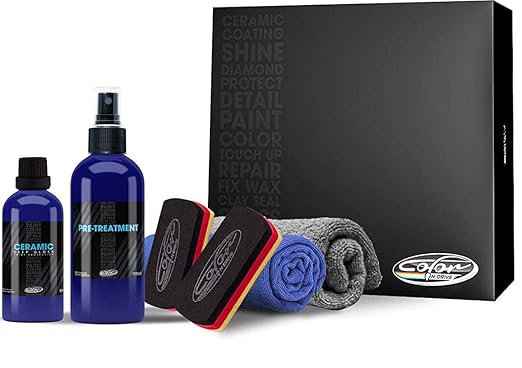 Color N Drive Deep Gloss 9H Car Ceramic Coating Paint Protection Kit, Automotive Polish For Color Protection Against Scratches, Stains, Chipping And UV Light, Vehicle Care Deep Gloss Shine Finish