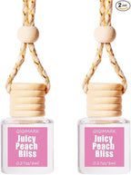 Christmas Decorations Indoor Air Freshener Hanging, Essential Oil Diffuser for Car, Hanging Car Air Freshener, Long Lasting Automobile Aromatherapy Diffuser Bottle