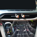 Snail Car Decor,2pcs Orange Snail Car Air Freshener Vent Clips,Cute Interior Accessories for Women Teens New Driver,Refillable Aesthetic Diffuser
