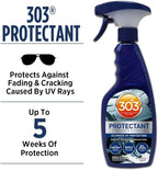 303 Products Automotive Protectant Spray - Helps Prevent Fading & Cracking, Repels Dust, Lint & Staining, Superior UV Protection & Restores Lost Color, Exterior & Interior Car Cleaning Supplies 16oz