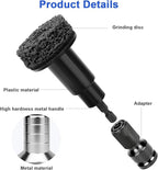 Linkstyle Wheel Hub Cleaning Kit, Aluminum Alloy Hub Cleaning Tool with 7 Abrasive Pads and 2 1/2" Adapters, Drill Attachment Compatible with Power Drill & 1/2" Impact Driven Wrench