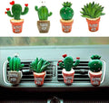 Cactus Car Air Freshener - Vent Clip Interior Accessory, Scent Freshener Perfume Aromatherapy Clip for Women