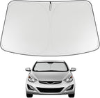 Proadsy 2026 Upgrade Front Windshield Sun Shade Foldable Sunshade Protector Custom Fit 2011-2016 Elantra Accessories