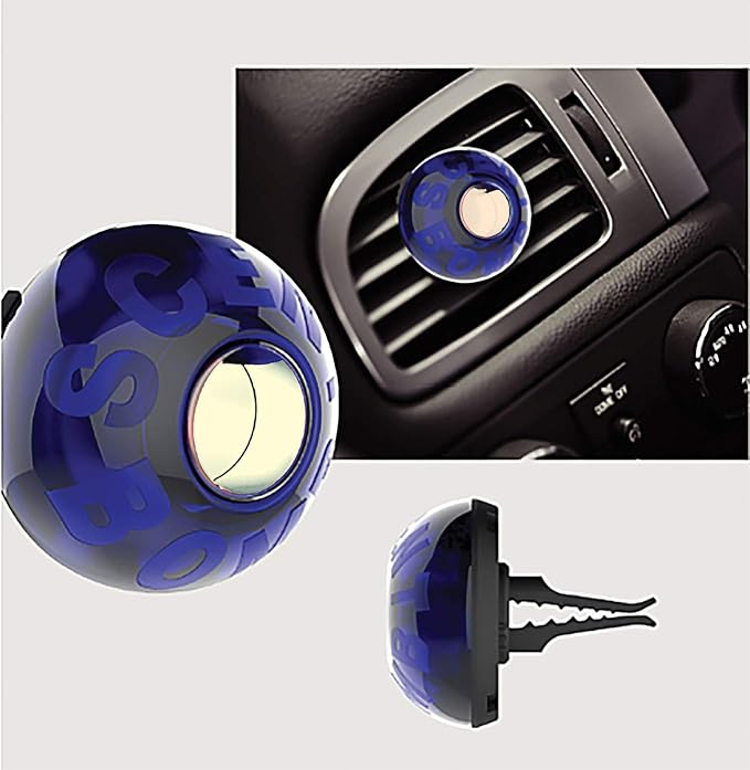 Scent Bomb Blue Eye Car Air Freshener Vent Clip – Long-Lasting Fragrance, Easy Clip-On Design for Freshness, Ideal for Cars, Trucks & SUVs – Keeps Your Vehicle Smelling Fresh (Clean Cotton, 3 Pack)