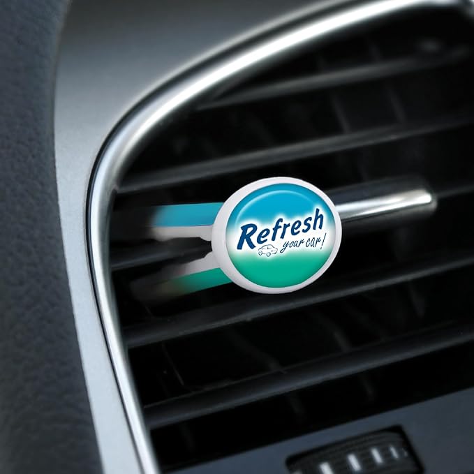 Refresh Your Car! Vent Air Freshener (Fresh Linen CS Scent, 4 Pack)