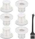 LT-117C Filters Replacement Compatible with KMM LT-117C Handheld Car Vacuum Cleaner - HEPA Vacuum Filter - 6 Pack