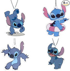 Rawan 4 Pack Car Air Freshener Cartoon, Accessories Cute for Women Girls And men Car, Funny Decor Hanging Fresheners Car Interior Room Decorations, for Christmas Gift. (B, Large)