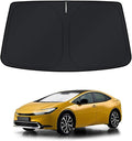 KUST Windshield Sun Shade for Toyota Prius 2023-2025 2026 Window Accessories Sunshades Sun Visors Foldable Blocks UV Rays Keep Cars Cooler