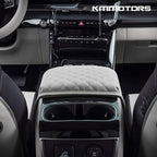 KMMOTORS Carnival KA4 2020-2025 Center Console Cover, Armrest Cushion, Console Protector, Carnival Accessories (Carnival KA4, Light Gray)