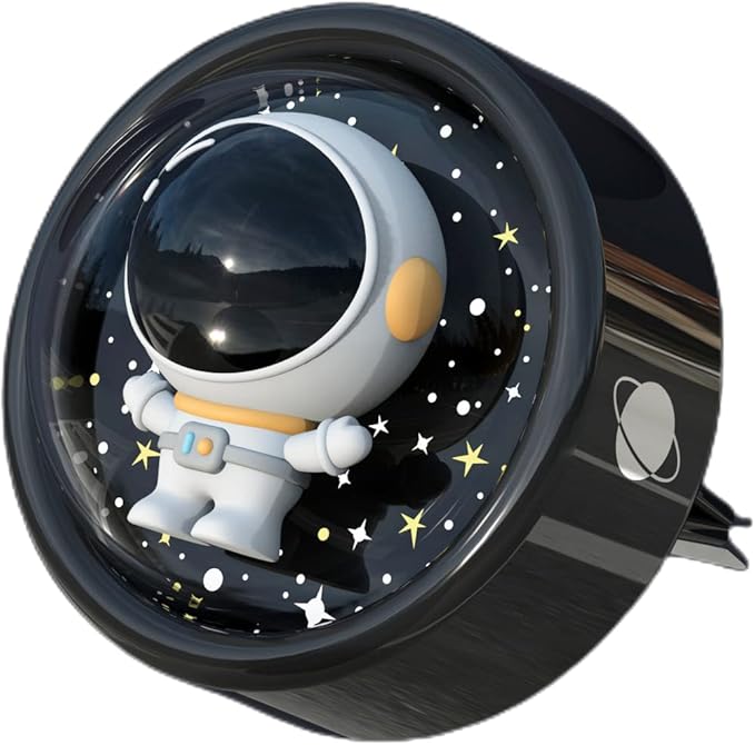 DAYUJIAN Cartoon Car Air Fresheners Astronaut Automotive Air Outlet Cute Car Diffuser Creative Glowable Car Perfume Decoration Aromatherapy Ornament Car Vent Accessories
