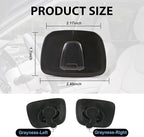 Pack-2 Car Interior Roof Hooks, ABS Plastic Multifunctional Roof Hook for Car, Car Hooks for Hanging Clothes, Bags and Umbrellas, Compatible with Volvo XC40 XC60 XC90 S60 S90 V60 V90 (Black)