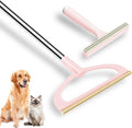 Carpet Rake for Pet Hair Removal, Reusable Pet Hair Removal Tool 56” Adjustable Long Handle Pet Hair Removal Broom, Cat Dog Hair Remover Carpet Brush Scraper for Rugs, Mats, Couch