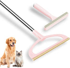 Carpet Rake for Pet Hair Removal, Reusable Pet Hair Removal Tool 56” Adjustable Long Handle Pet Hair Removal Broom, Cat Dog Hair Remover Carpet Brush Scraper for Rugs, Mats, Couch