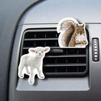 WIRESTER Fresh Scented Car Air Freshener Vent Clip, Decorative Accessories, Interior Decoration for Cars - Birds, Bear, Chicken, Rhino, Hippo, Snake, Horse