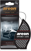 AREON Sport LUX SL03 Quality Perfume/Cologne Car Air Freshener, Platinum (Pack of 12)