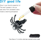 Mlulixis 2 Pack Car Vent Air Freshener Clip Aesthetic Car Accessories Spider Car Vent Air Freshener Black Bling Car Vent Accessories