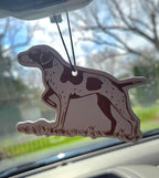 ThatsRad Car Air Freshener Duck Fly Fishing Fish Hunting Stocking Stuffer (One Size, Pointer Dog/Leather Scent)