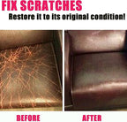 Leather Recoloring Balm, Leather & Vinyl Color Restorer Conditioner – Repairs Faded & Scratched Leather Color