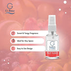 G's Breeze Fruit Punch Air Freshener – Blend of Tangy Berries, Citrus & Tropical Fruits - Long-Lasting Fruity Scent - Uplifting & Invigorating Sweet Aroma for Homes, Cars, and Offices