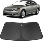 Windshield Sun Shade Custom Fit for 2012-2022 Volkswagen VW Passat Accessories Foldable Sunshade Sun Blocker Protect Car from Sun Rays & Heat Damage Keep Car Cooler