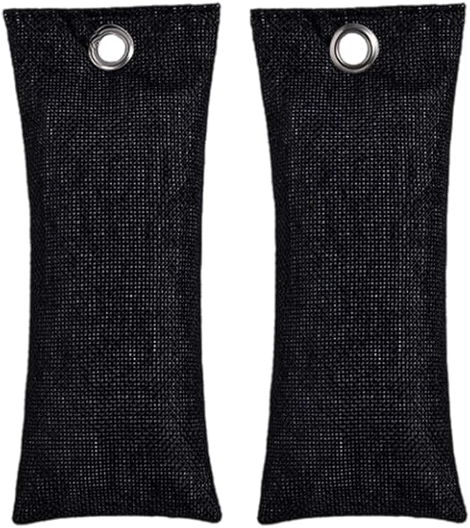 2Pieces Reusable Shoe Deodorant Bags Activateds Charcoal Odor Neutralizer for Daily Use