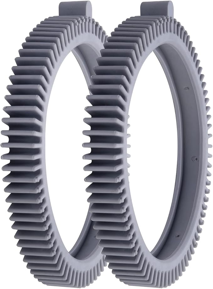 ATIE Pool Cleaner Front Tire PVXS11PK2-207 and Rear Tire PVXS16PK2-207 Combo Kit Fits Phoenix 4X PES42CSTX and AquaNaut 400, 450 Pool Cleaners (Pack of 2 Each)