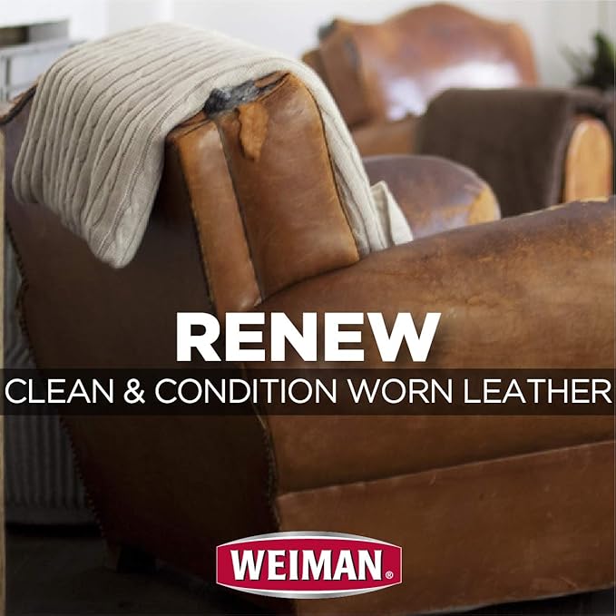 Weiman Leather Cleaner and Conditioner, 12 Fluid Ounce