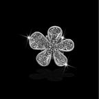LARDROK 5 Pcs Car Vent Clip,Bling Flower Car Air Fresheners Vent Clips Cute Car Vent Decorations,Car Diffuser Rhinestone Car Interior Decoration Charm Car Vent Accessories