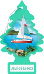LITTLE TREES Car Freshener C15-U2P20621 Little Trees Bayside Breeze Scent - Pack of 2