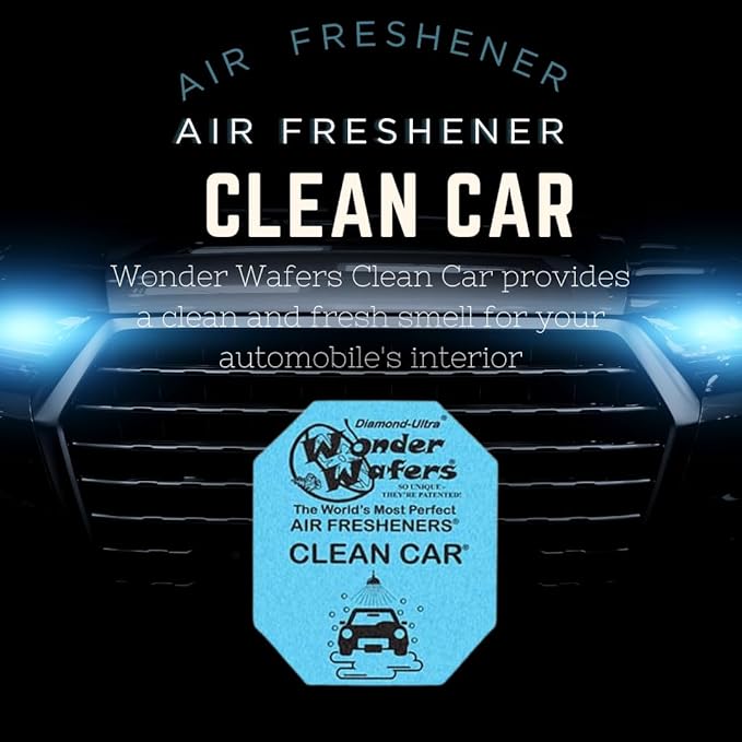 Wonder Wafers 75 count Air Fresheners Individually Wrapped, Clean Car Fragrance