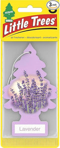 Little Trees Hanging Car and Home Air Freshener, Lavender Scent, 3 Pack