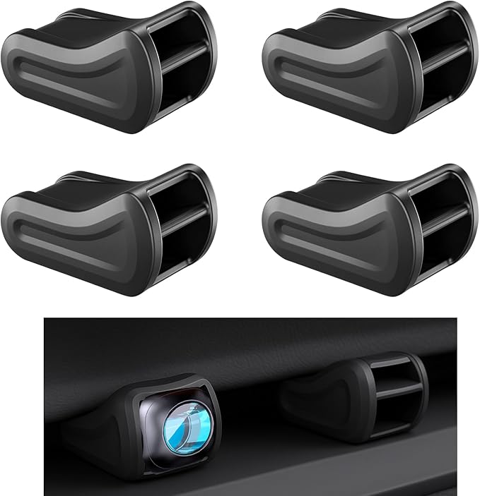 4Pcs Air Freshener Adapter Designed for 2017-2024 Tesla Model 3 and for 2020-2025 Model Y, Car Air Vent Clip, No Adhesive Needed, Tesla Accessories (Air Freshener Not Included)