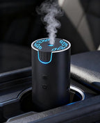 100ML Car Diffuser, USB Rechargeable Battery Operated, Cordless Portable Essential Oil Diffuser with 7 LED Color Lights, 2 Timer Modes